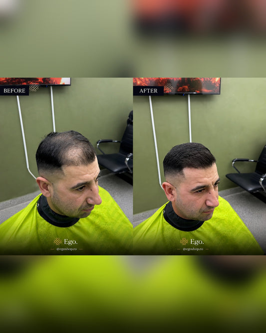 Fibre profesionale pentru păr rar | Volum instant & aspect natural șaten închis